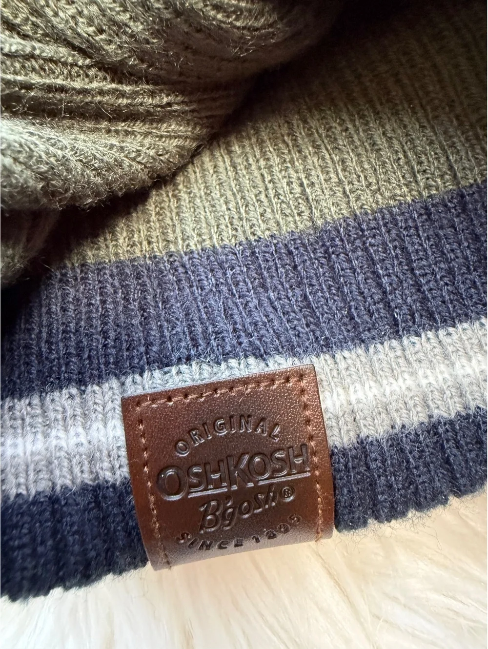OshKosh B'gosh Striped Knit Beanie Hat